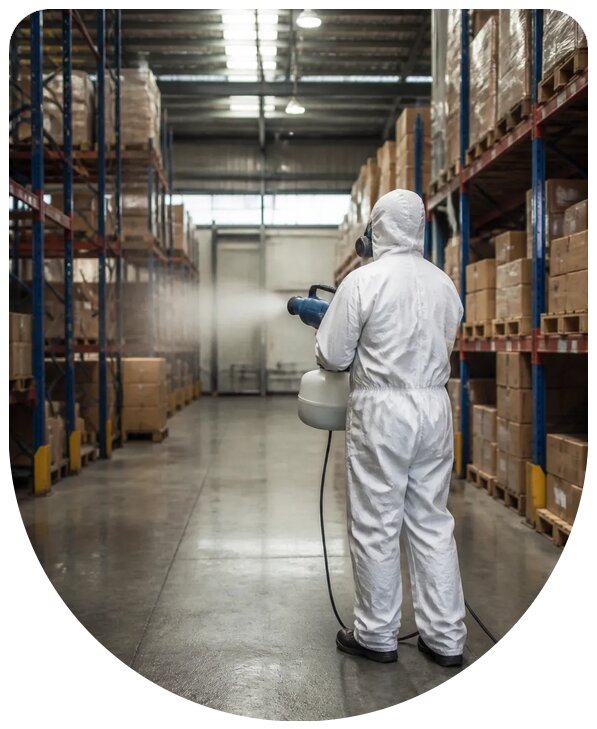 Профессиональная дезинфекция складских помещений в Кемерово